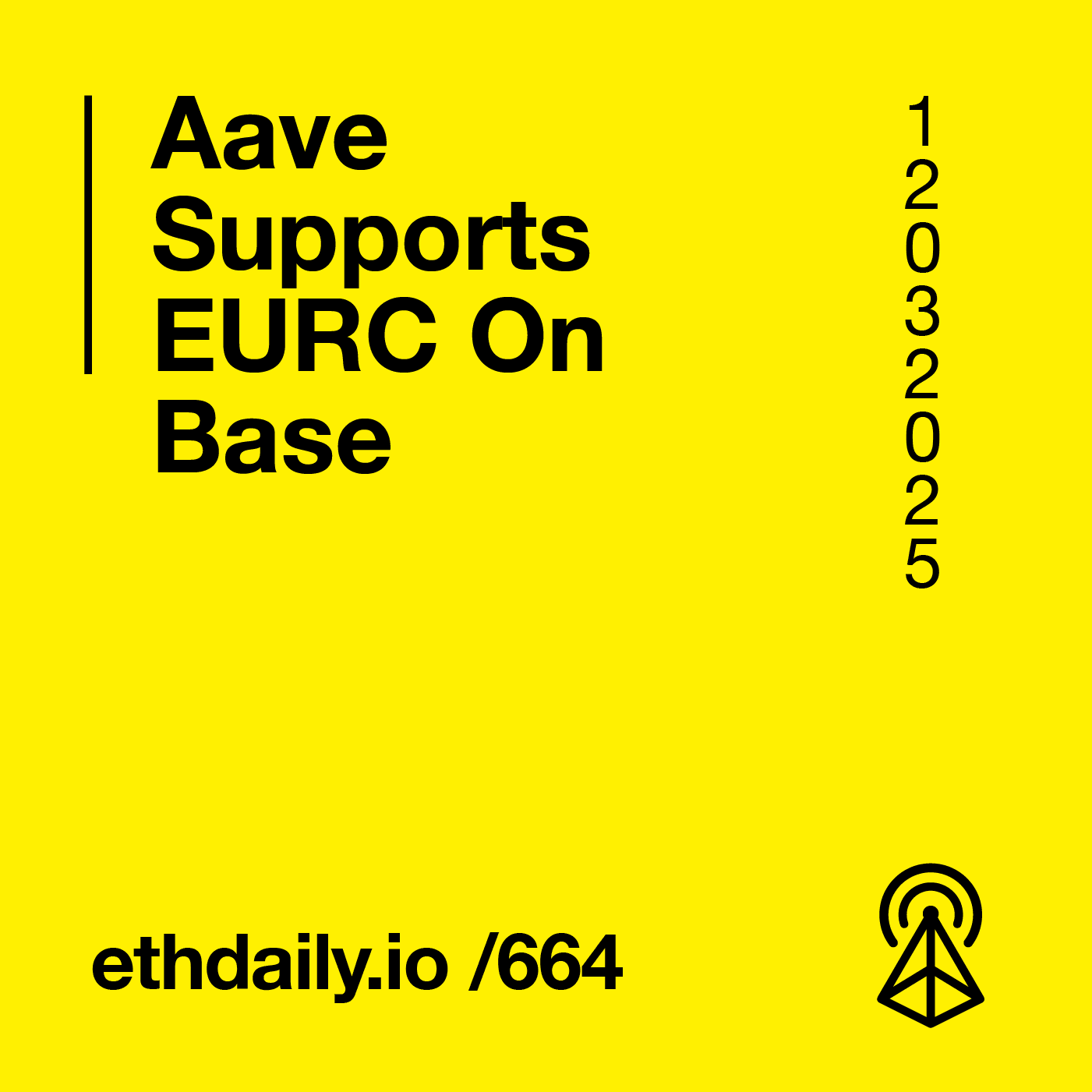 Aave Supports EURC On Base coverart