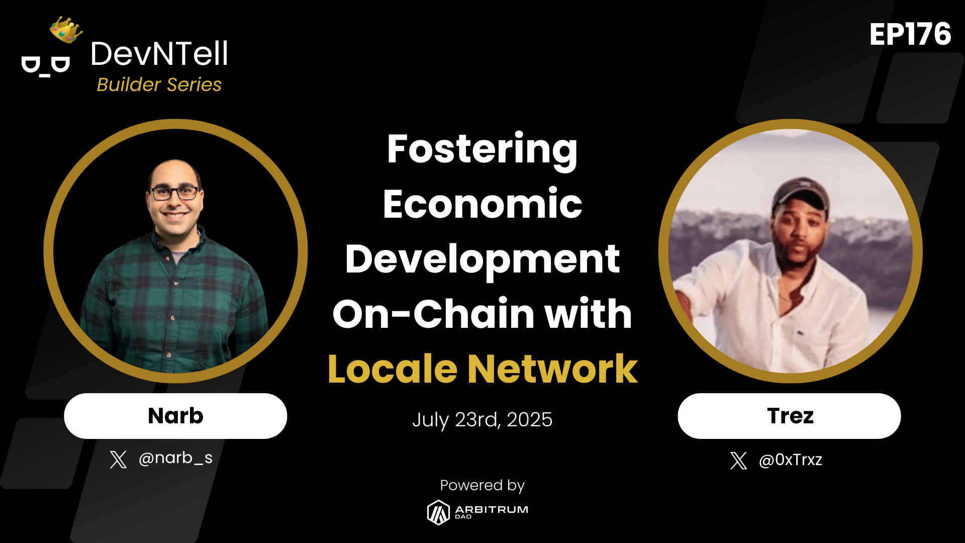 DevNTell Builder Series - Fostering Economic Development On-Chain with Locale Network feat. Founder Trez coverart