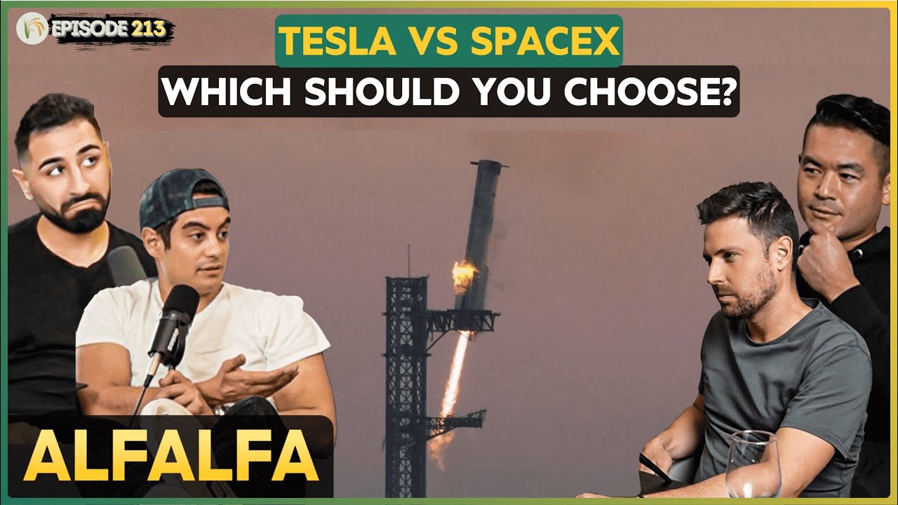 Ep 213 - Debate: COIN vs HOOD + TSLA + SpaceX coverart