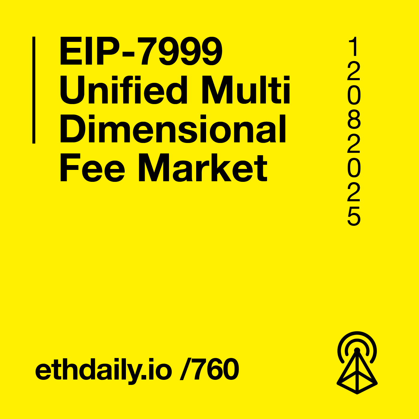 EIP-7999 Unified Multidimensional Fee Market coverart