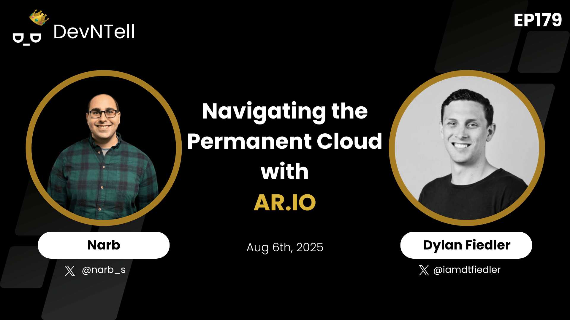 DevNTell - Navigating the Permanent Cloud with AR.IO feat. Head of Product Dylan Fiedler coverart