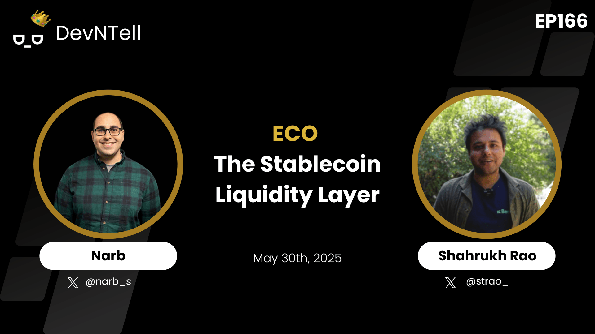 DevNTell - Eco, The Stablecoin Liquidity Layer coverart