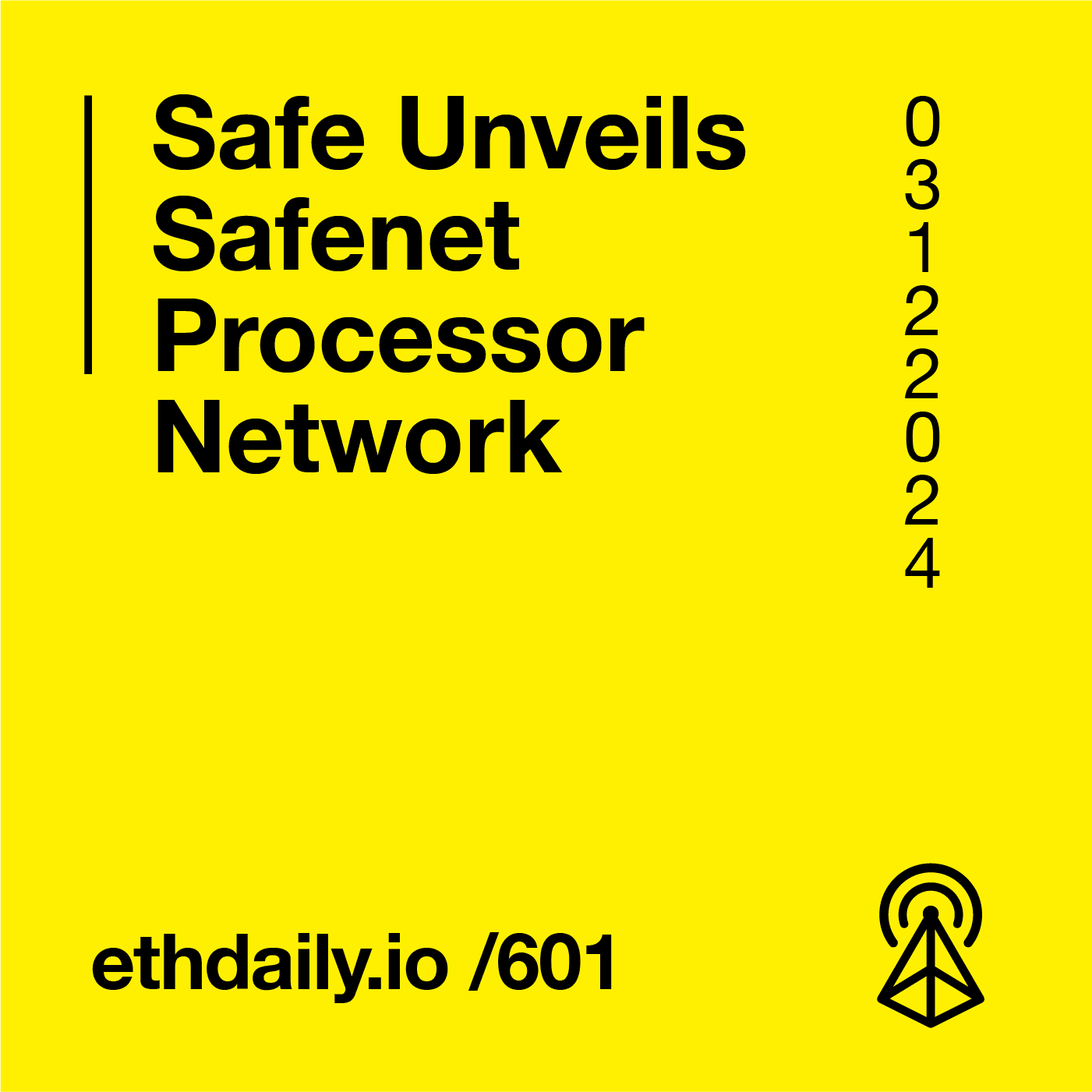 Safe Unveils Safenet Processor Network coverart