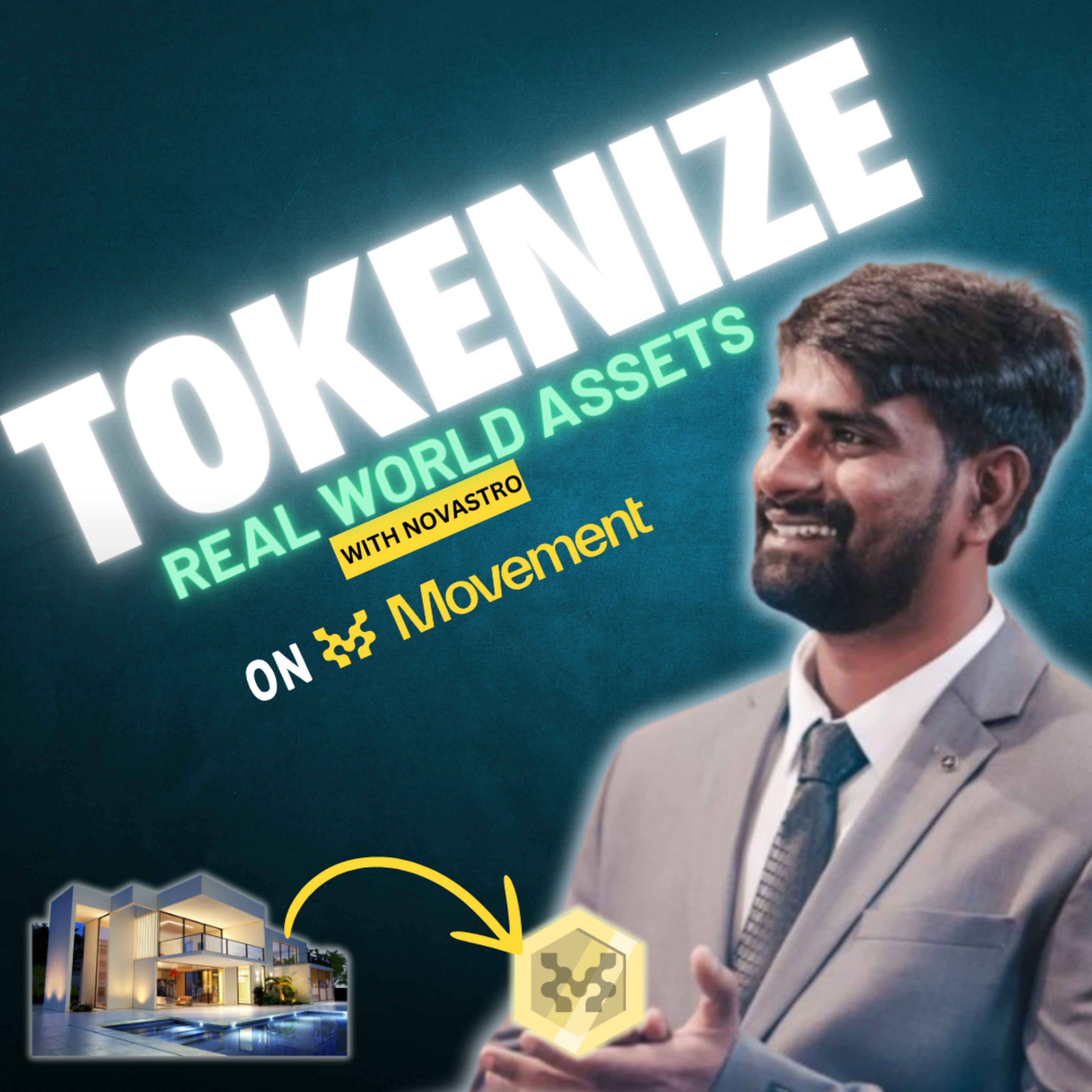 Novastro - Tokenize Real World Assets (RWAs) on Movement Labs coverart