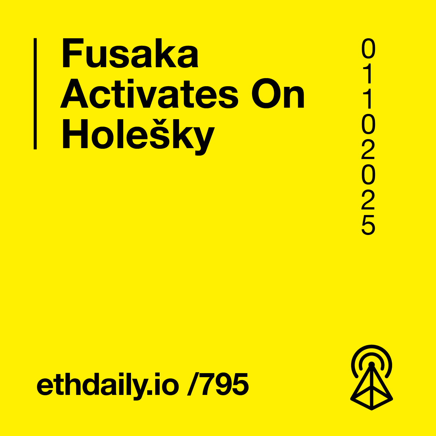 Fusaka Activates On Holešky coverart