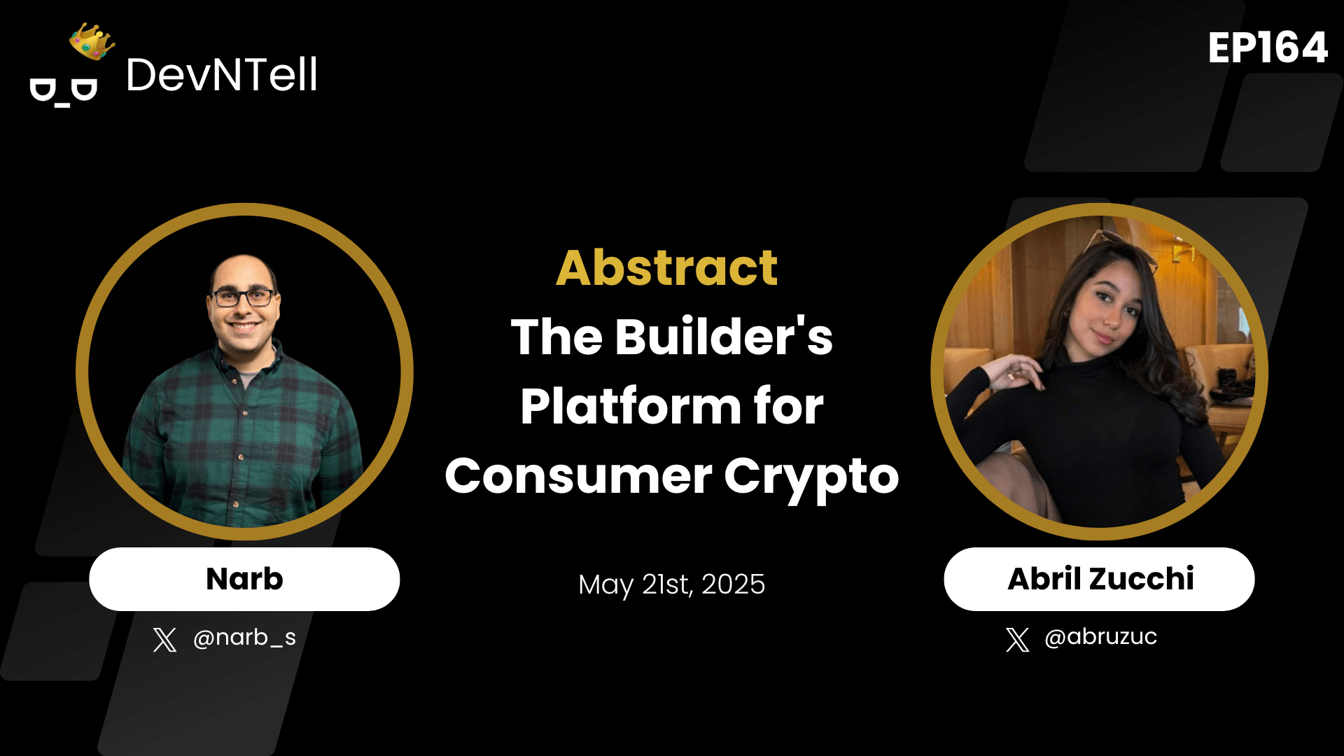 DevNTell - Abstract, The Builder's Platform for Consumer Crypto coverart