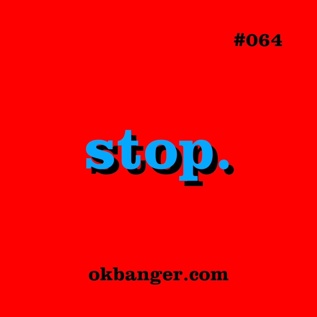 064 - stop. coverart
