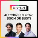 artwork for Bits + Bips: 2026 Crypto Predictions: BTC & ETH Hit Record Highs, Stablecoins Go Big