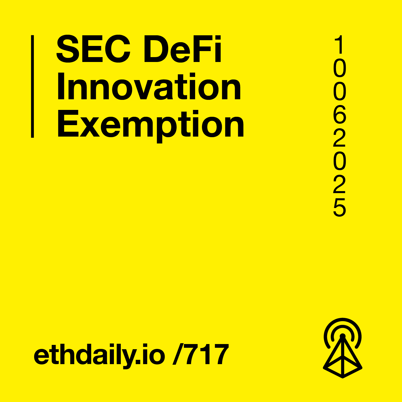 SEC Proposes DeFi Innovation Exemption coverart