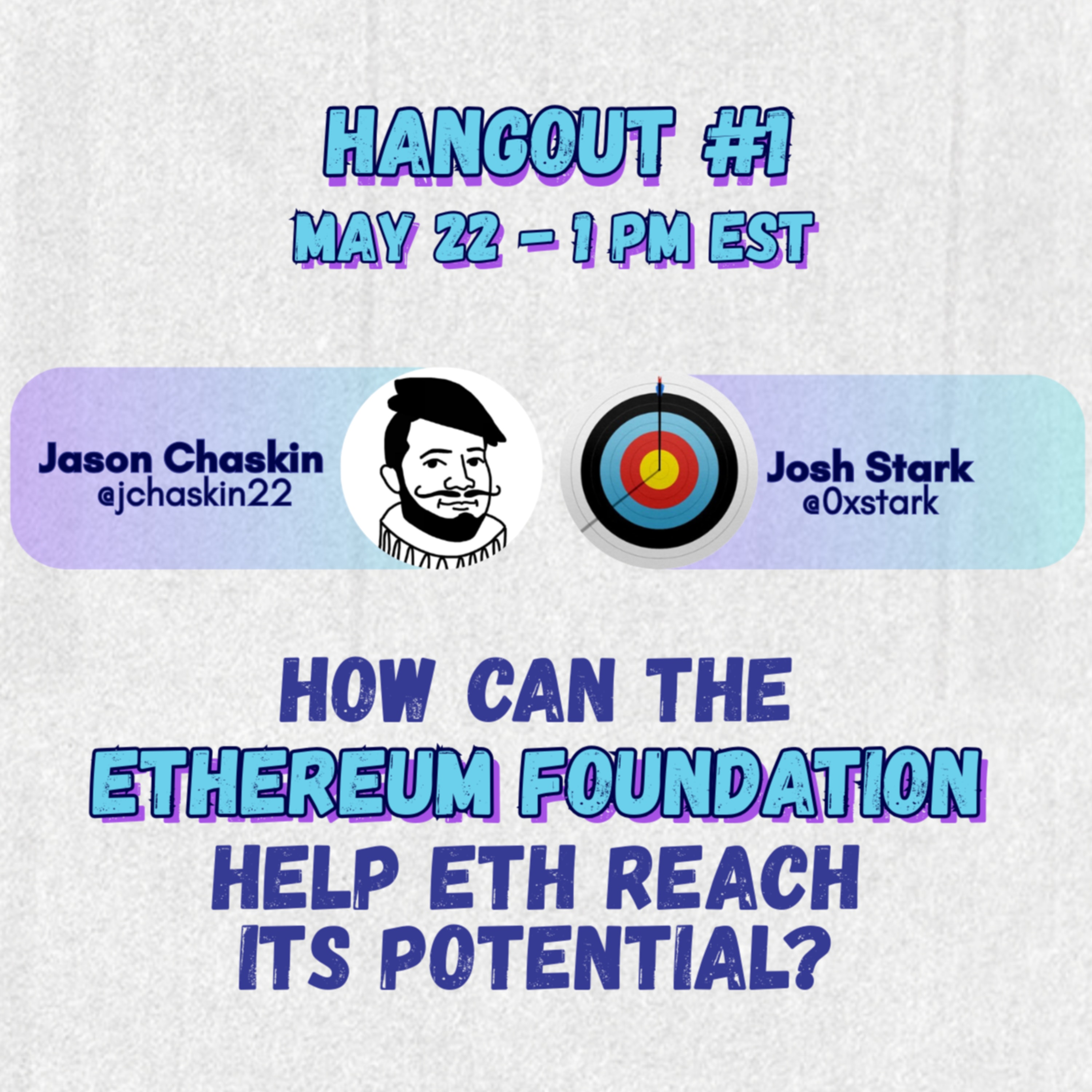 Hangout 1: The Ethereum Foundation with Josh Stark and Jason Chaskin coverart