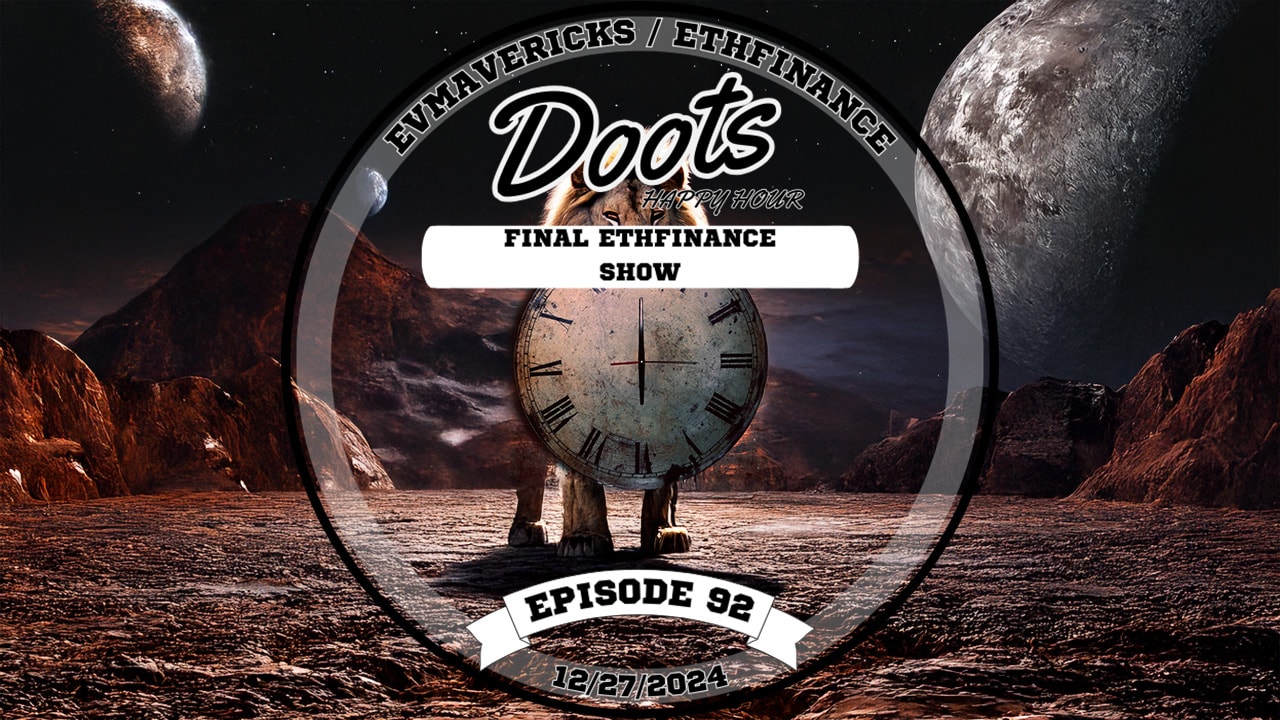 Happy Hour #92 - JT - The Last Ethfinance Episode - Dec. 27th 2024 coverart