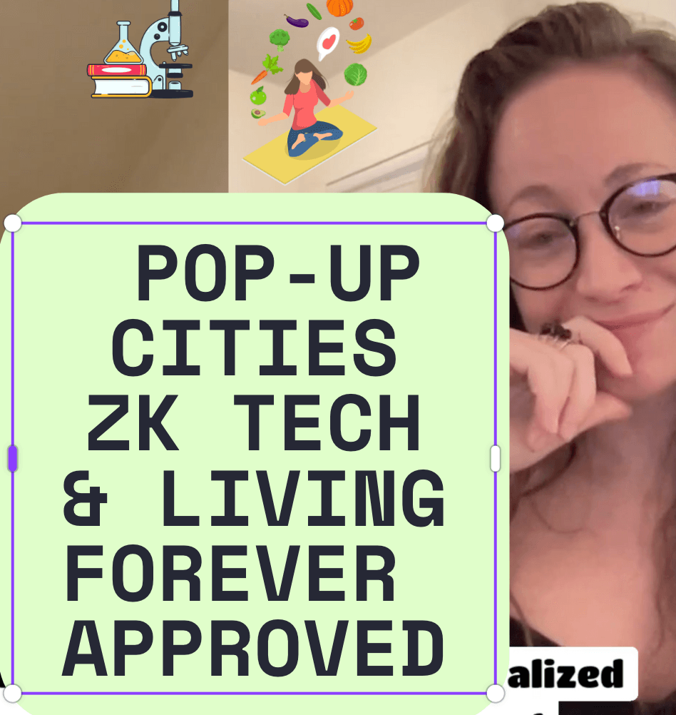 Pop-Up Cities, ZK Tech & Living Forever — A Web3 Longevity Story with Francesca coverart