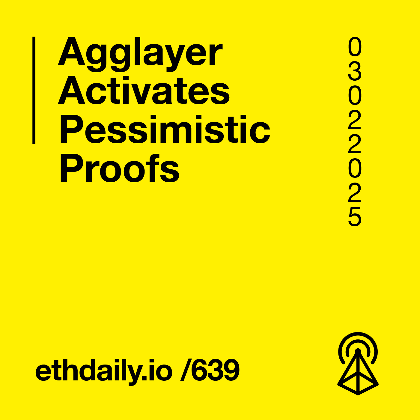 Agglayer Activates Pessimistic Proofs coverart