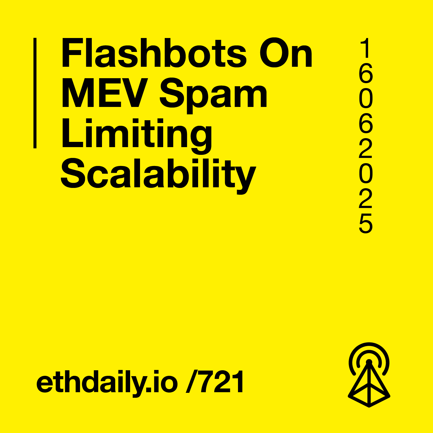 Flashbots On MEV Spam Limiting Scalability coverart