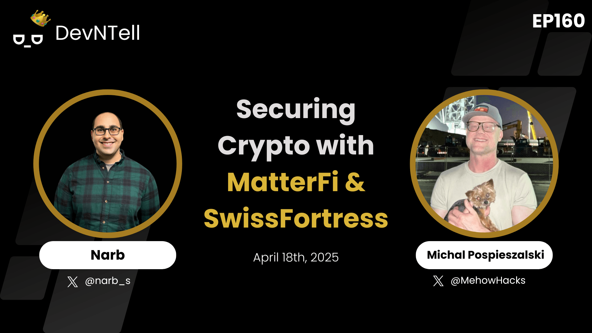 DevNTell - Securing Crypto with MatterFi and SwissFortress coverart