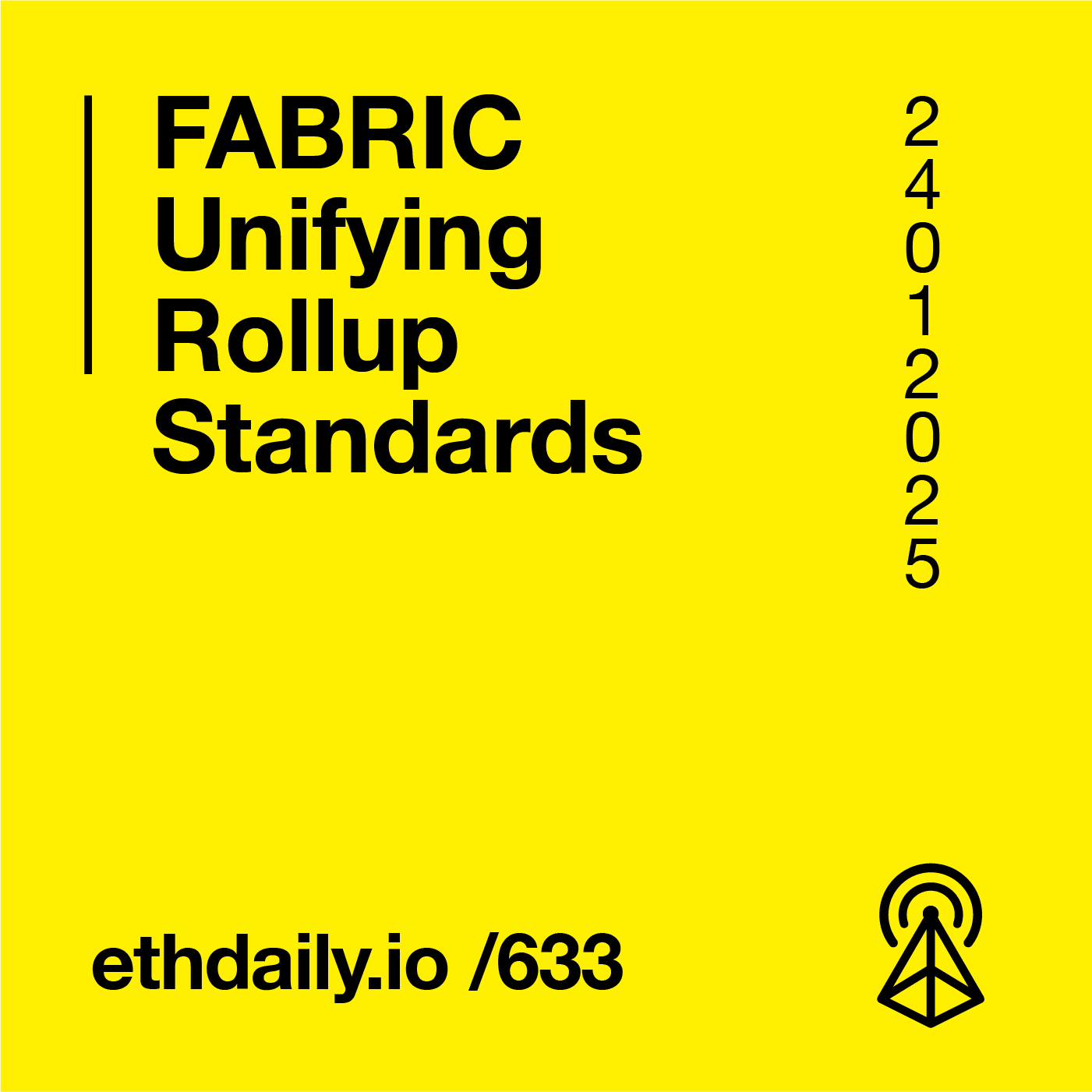 FABRIC Unifying Rollup Standards coverart