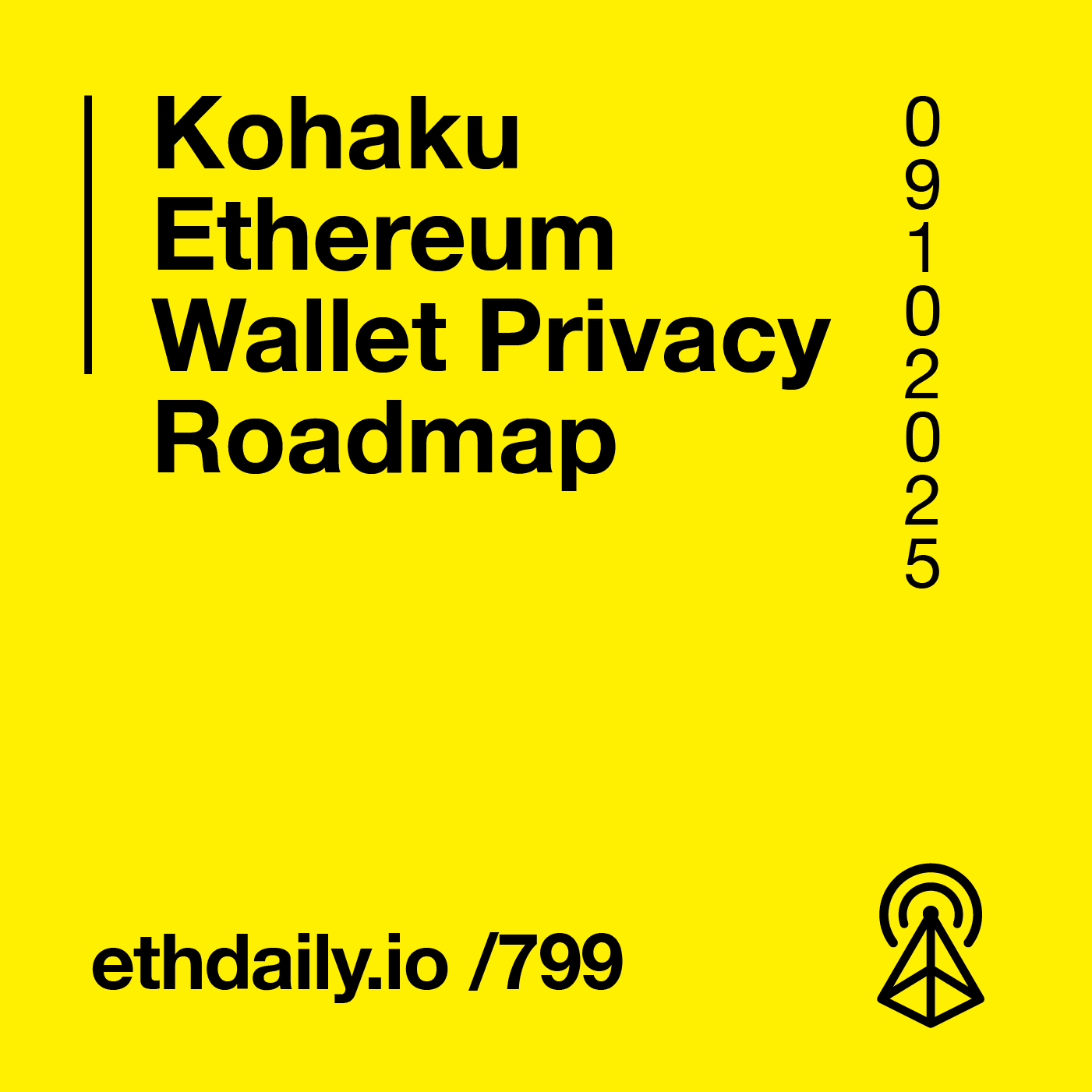 Kohaku Ethereum Wallet Privacy Roadmap coverart