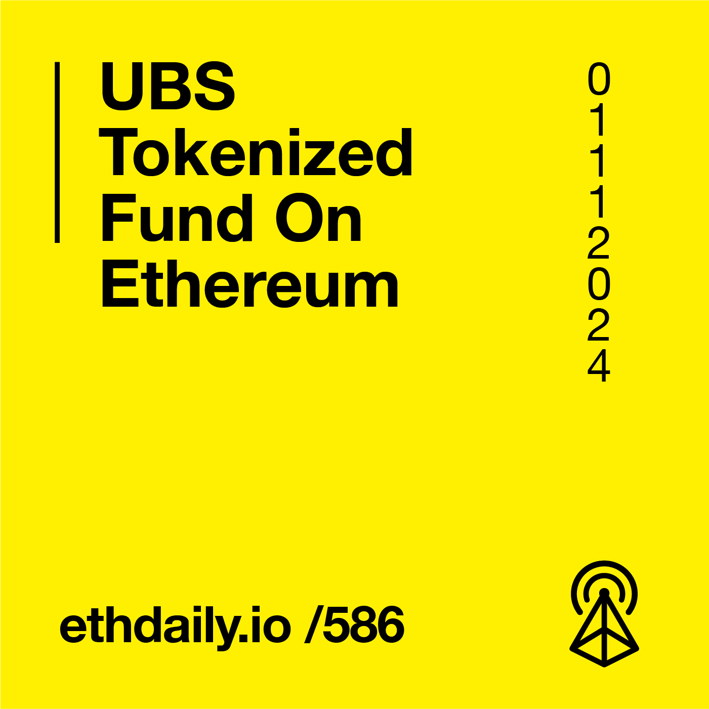 UBS Tokenized Fund On Ethereum coverart