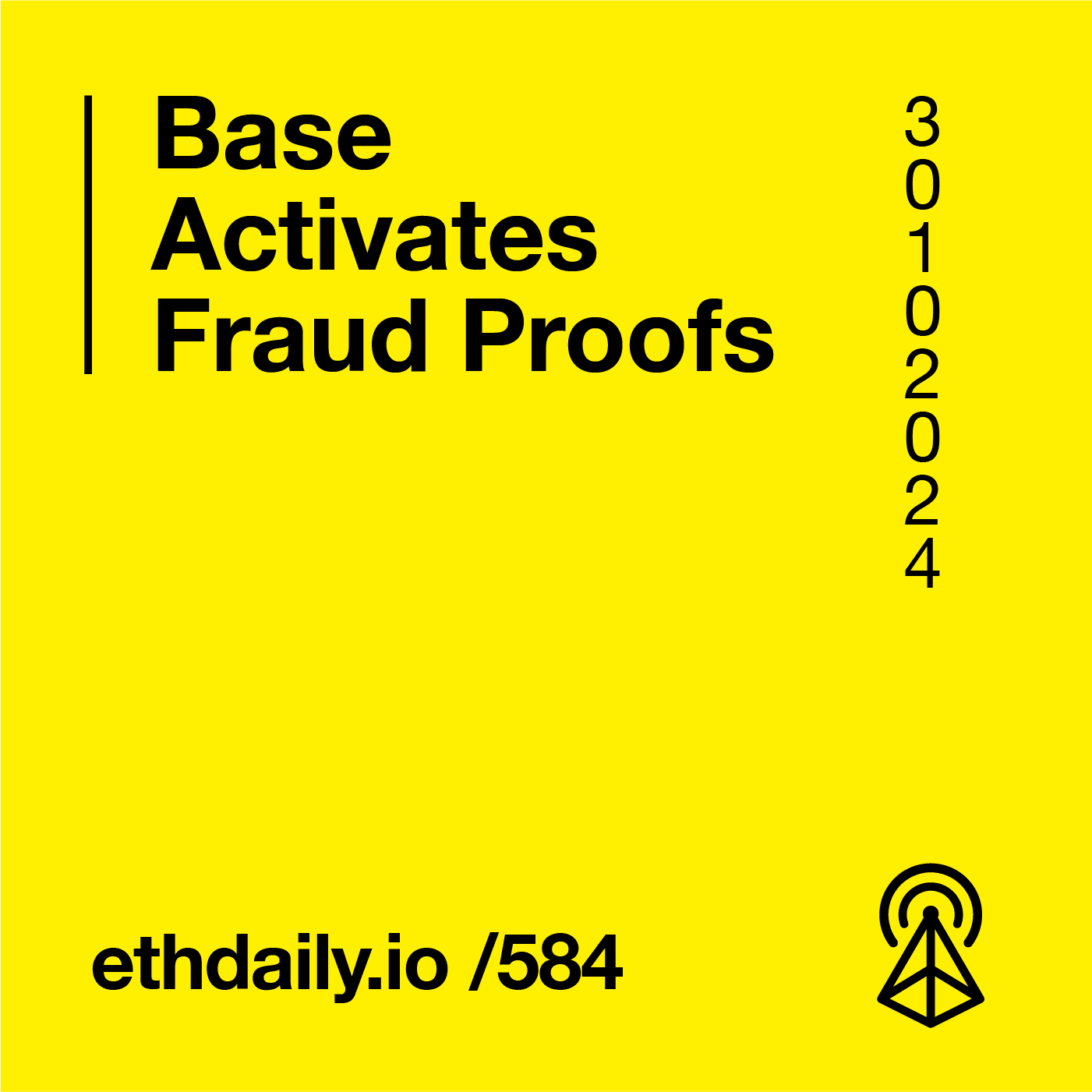 Base Activates Fraud Proofs coverart