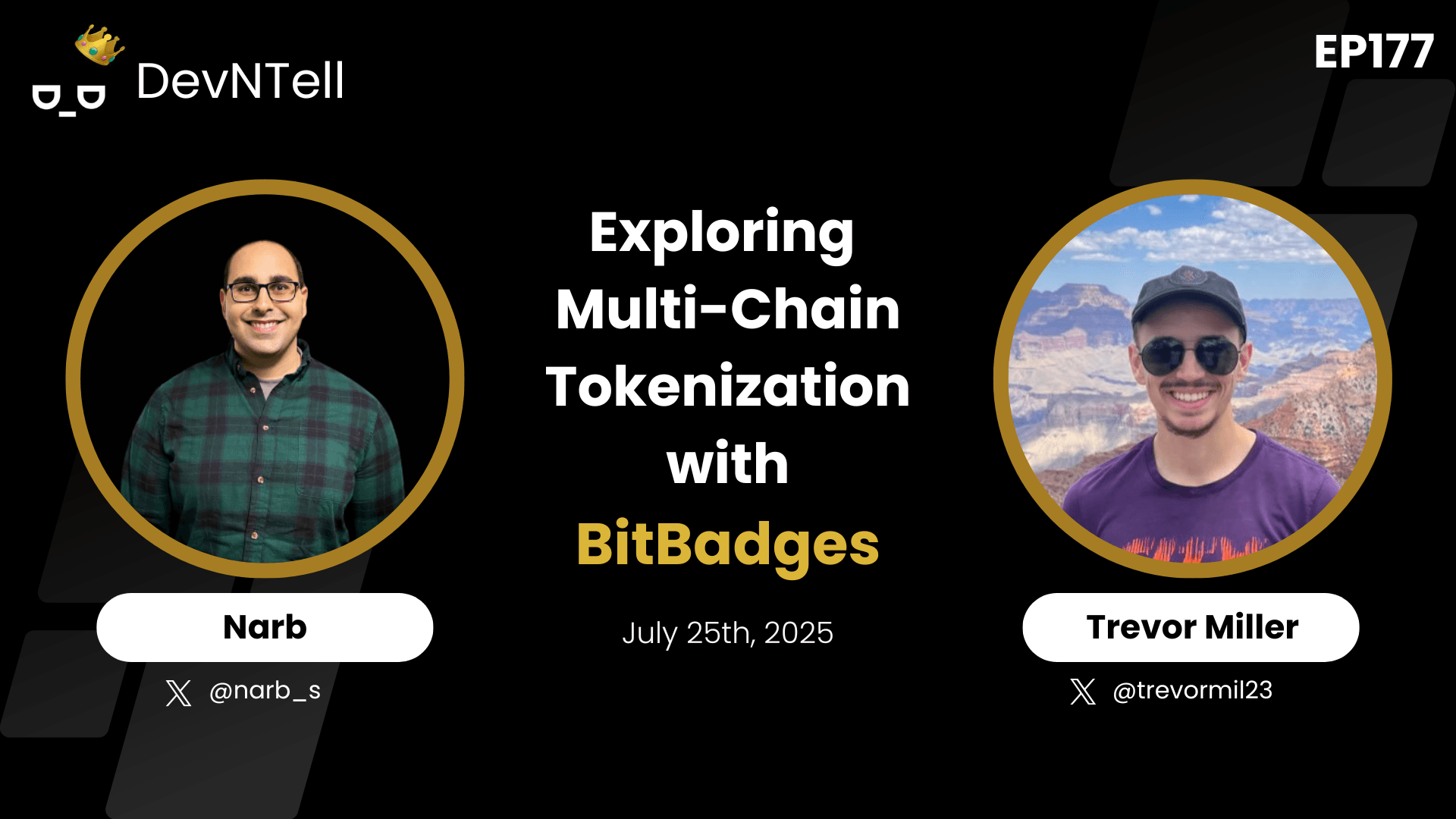 DevNTell - Exploring Mult-Chain Tokenization with BitBadges feat. Founder Trevor Miller coverart