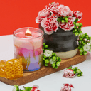 artwork for Candles and crypto! Building a small business onchain + marketing on Farcaster