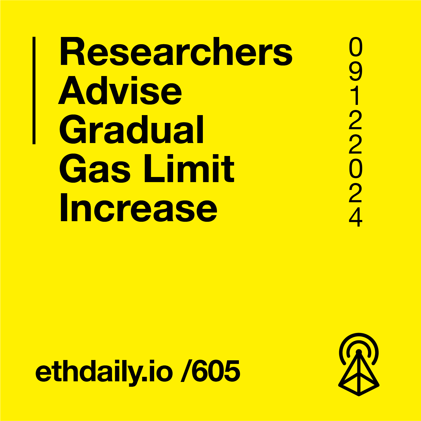 Researchers Advise Gradual Gas Limit Increase coverart