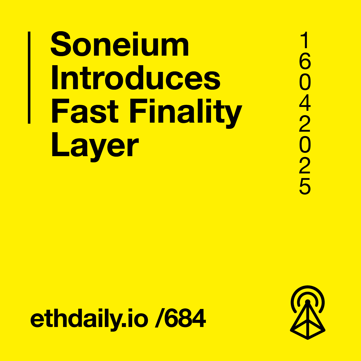 Soneium Introduces Fast Finality Layer coverart