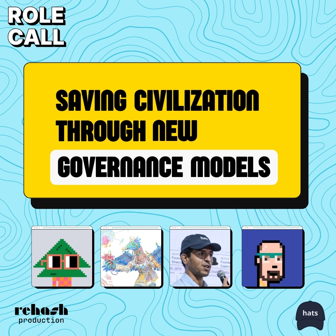 Role Call Ep 1: Saving Civilization Through New Governance Models w/Tracheopteryx (Eigen Foundation) coverart