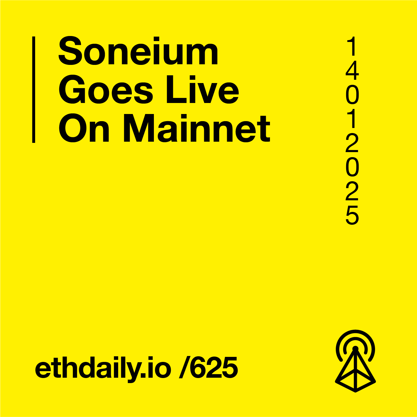 Soneium Goes Live On Mainnet coverart