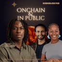 artwork for Ep 002 Onchain & In Public: building onchain in public, AI in DeFi, democratising access