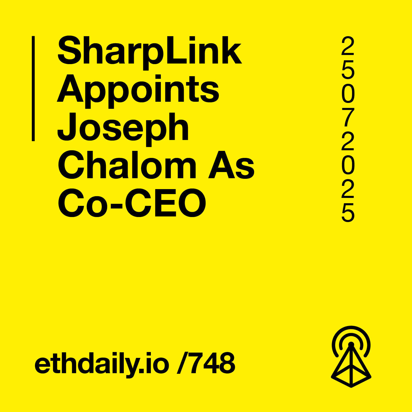 SharpLink Appoints Joseph Chalom As Co-CEO coverart